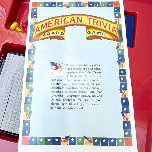American Trivia Board Game Outset Media American History Classical Education - Picture 7 of 9
